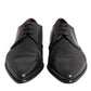 Black Leather Derby Formal Dress Men Shoes