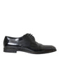 Black Patent Leather Derby Formal Dress Shoes