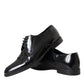 Black Patent Leather Derby Formal Dress Shoes