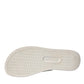 White Leather Slides Sandals Beachwear Shoes