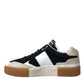 Multicolor MIAMI Leather Low Top Sneakers Shoes