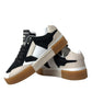 Multicolor MIAMI Leather Low Top Sneakers Shoes