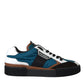 Multicolor MIAMI Leather Low Top Sneakers Shoes