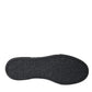 Black Miami Leather Low Top Sneakers Men Shoes