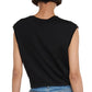 Black Cotton Tops & T-Shirt
