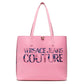 Pink Polyethylene Shoulder Bag
