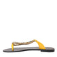 Multicolor Crystal Sandals Flip Flops Shoes