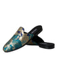 Multicolor Jacquard DG Logo Mule Flat Sandals Shoes