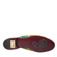 Multicolor Jacquard DG Logo Mule Flat Sandals Shoes