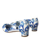 White Majolica Mary Janes Heels Pumps Shoes