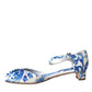 White Majolica Mary Janes Heels Pumps Shoes
