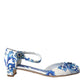 White Majolica Mary Janes Heels Pumps Shoes