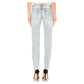 Light Blue Cotton Jeans & Pant