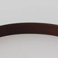 Brown Leather Gold Buckle Men Belt