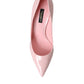 Light Pink Patent Leather Pump Heels Shoes