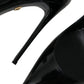 Black Patent Leather High Heels Pumps Shoes