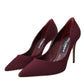 Bordeaux Stilettos Heels Pumps Shoes