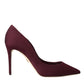 Bordeaux Stilettos Heels Pumps Shoes