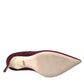 Bordeaux Stilettos Heels Pumps Shoes
