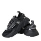 Black DAYMASTER Low Top Sneakers Women Shoes