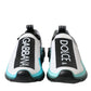 Black White Blue Slip On Sorrento Sneakers Shoes