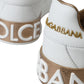 White Portofino Leather Logo Sneaker Shoes