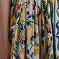 Multicolor Majolica A-line Sleeveless Dress