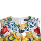 Multicolor Majolica A-line Sleeveless Dress