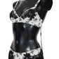 Elegant Floral Lace Silk Lingerie Set