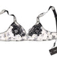 Elegant Floral Lace Silk Lingerie Set