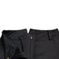 Black High Waist Capri Cropped Pants