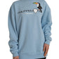 Light Blue Cotton Logo Long Sleeves Pullover Sweater