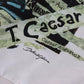 White Caesar Cotton Hooded Sweatshirt Sweater