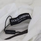 White Cotton Hooded Sweatshirt Logo Sweater