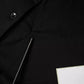 Black Logo Collared Cotton Polo Men T-shirt
