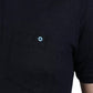 Polo Navy Blue Collared Silk Men T-shirt