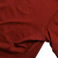Red Logo Collared Short Sleeve Men T-shirt