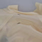 Beige Silk Crepe Shirt Padded Shoulder Top