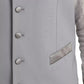 Light Blue Wool Formal Dress Waistcoat Vest