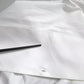 White Bib Cotton Poplin Men Formal GOLD Shirt