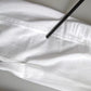 White Bib Cotton Poplin Men Formal GOLD Shirt