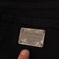 Black Cotton Skinny Denim Logo Plaque Jeans