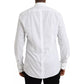 White GOLD Logo Cotton Long Sleeves Shirt