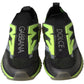 Black Yellow SORRENTO Sport Stretch Sneakers Shoes