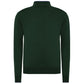 Green Wool Men Sweater