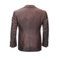 Elegant Multicolor Silk Men's Jacket