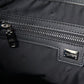 Black Pebbled Leather Edge Shoulder Strap Men Bag