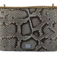 Blue Exotic Leather Shoulder Purse Cross Body Bag