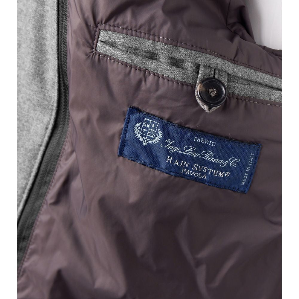 Gray Wool Men Jacket