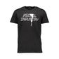Black Cotton Men T-Shirt